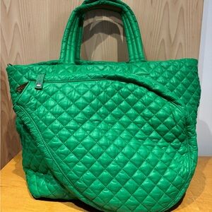 MZ Wallace Metro Tote Deluxe Tennis Tote Green